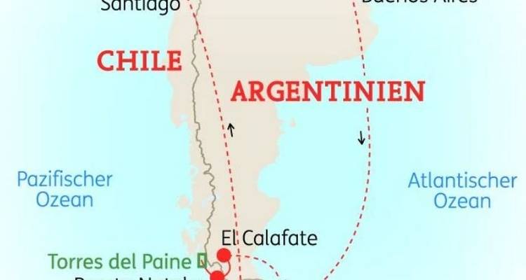 Argentine & Chili : Points forts de la Patagonie - SKR Reisen 1