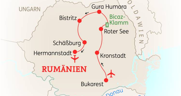 Map highlighting locations in Romania including Bucharest and Brasov.