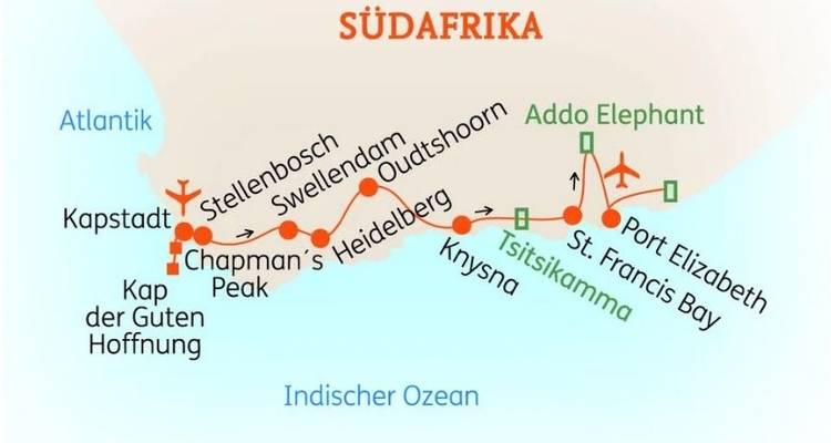 Afrique du Sud : les points forts de la Garden Route - SKR Reisen 3