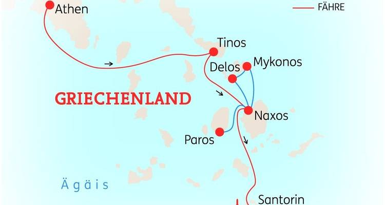 Les Cyclades : Points forts - SKR Reisen 1
