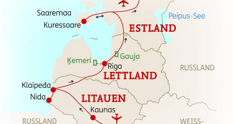 Pays baltes : panorama - SKR Reisen 2