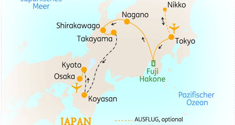 Japon : points forts avec le Japon central - SKR Reisen 3