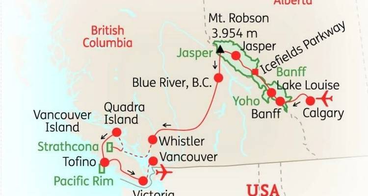 Highlights of Western Canada - SKR Reisen 1