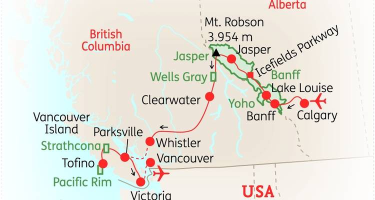 Highlights of Western Canada - SKR Reisen 3