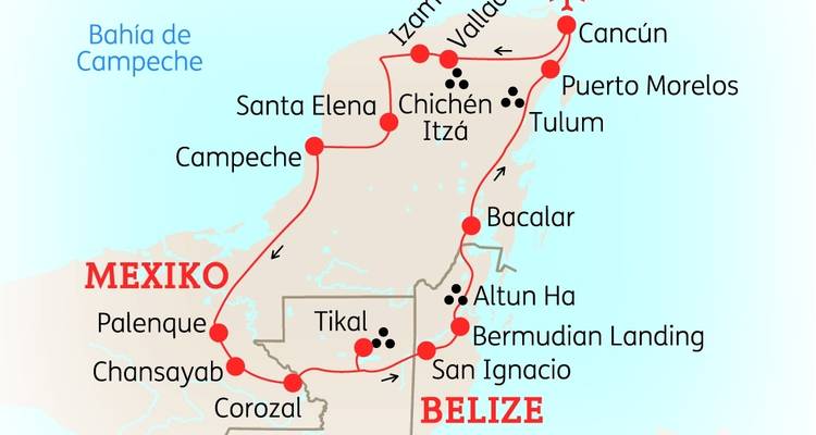 Mexico, Guatemala & Belize Highlights - SKR Reisen 2