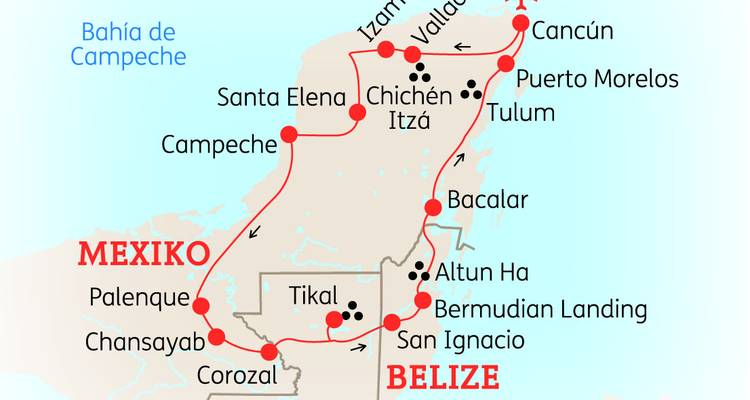 Mexico, Guatemala & Belize Highlights - SKR Reisen 3
