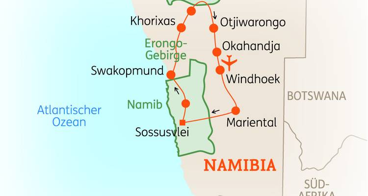 Namibie : Expérience compacte - SKR Reisen 2