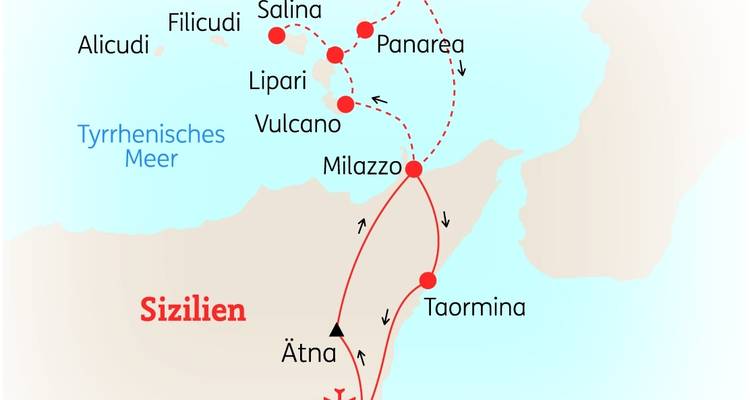 Sicilia y las Islas Eolias: Impresiones - SKR Reisen 1