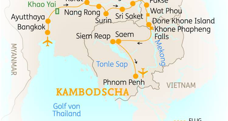Thaïlande, Laos & Cambodge : le voyage détaillé - SKR Reisen 1