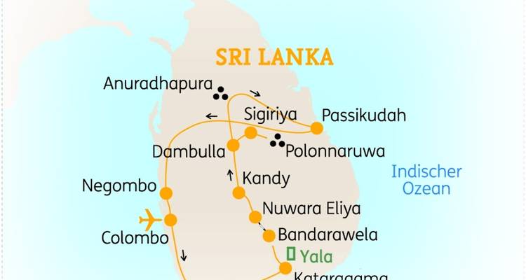 Sri Lanka : Points forts de l'été - SKR Reisen 2