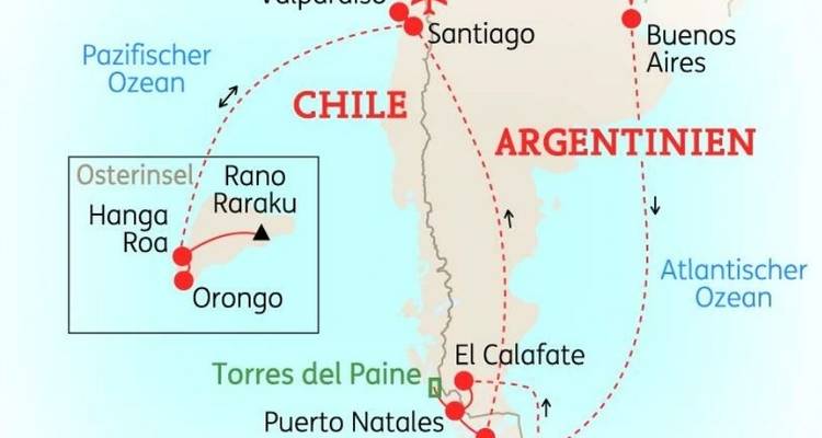 Patagonia Highlights (with Easter Island) - SKR Reisen 1