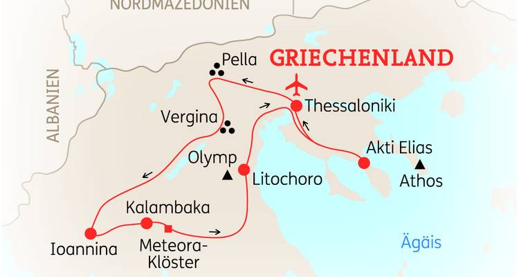Grecia: Lo más destacado del norte - SKR Reisen 3