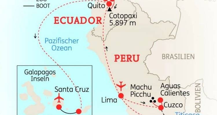 Pérou & Équateur : Points forts avec les îles Galápagos - SKR Reisen 1