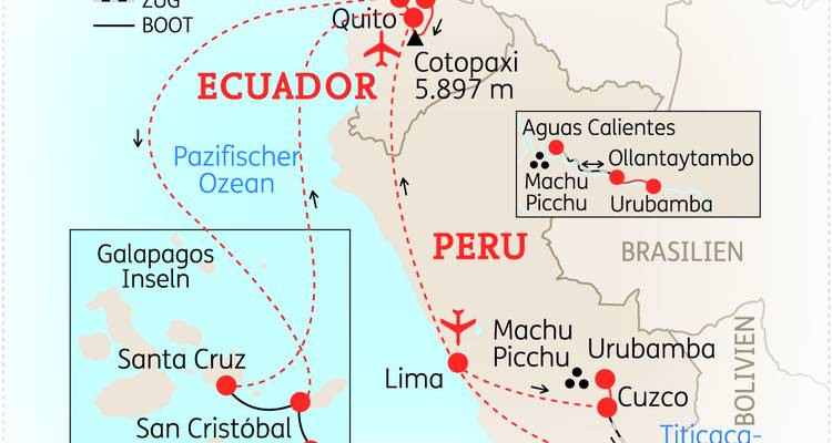 Pérou & Équateur : Points forts avec les îles Galápagos - SKR Reisen 2