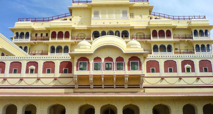 City Palace with intricate design.