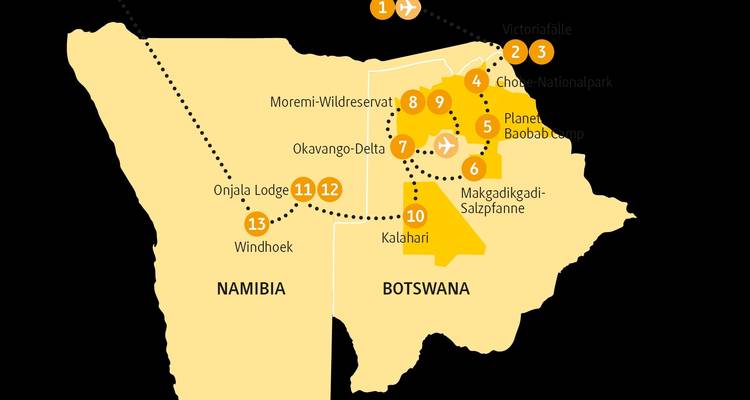 Okavango Adventure Tour (14 days) - Chamaeleon 1