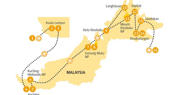 Borneo - 15 days Adventure Trip - Chamaeleon 1