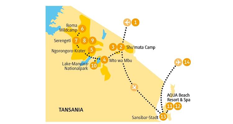 Ngorongoro - Voyage d'aventure de 14 jours - Chamaeleon 1