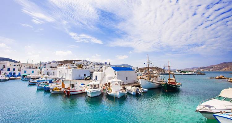 Paros, Naxos, Santorini y Milos con visitas guiadas - Estándar - Travel Zone 4