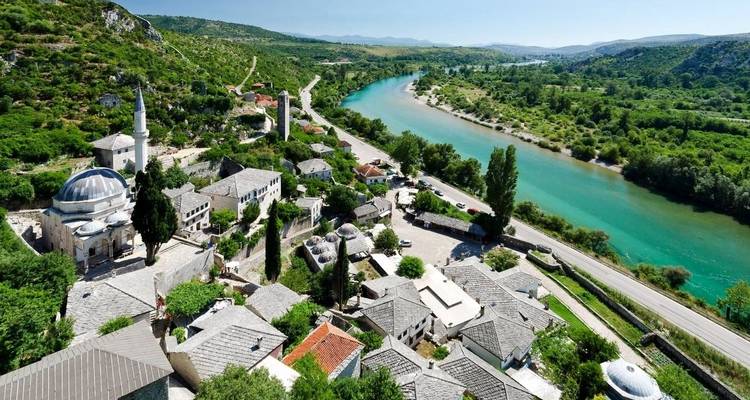 Discover Bosnia! All seasons 3 days micro tour from Split. Visit Mostar, Blagaj, Pocitelj, Kravica, Medjugorje, Scit, Mogorjelo, Omis. UNESCO sites. Nature. Architecture. Culture. Wine. Cuisine. Scenic roads, old towns and monasteries. - Monterrasol Travel 7