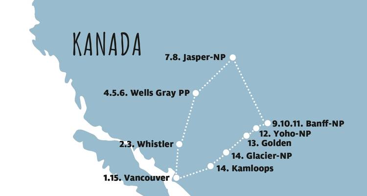 Heartrock canadiense - Viaje de aventura de 15 días - Chamaeleon 1