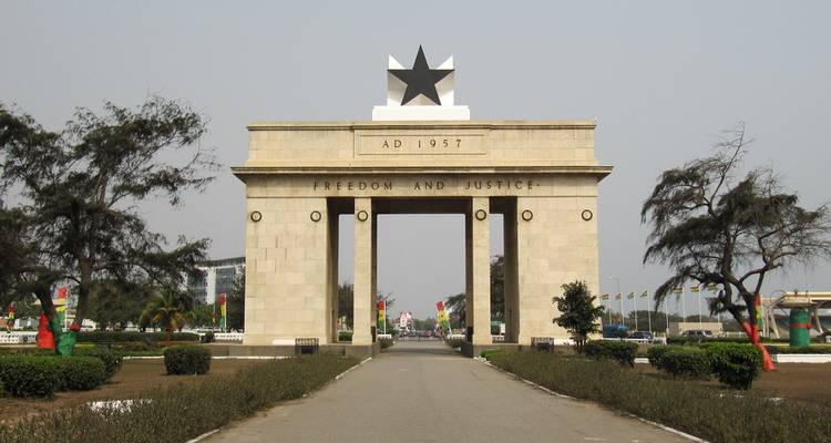 El Arco de la Independencia en Ghana.