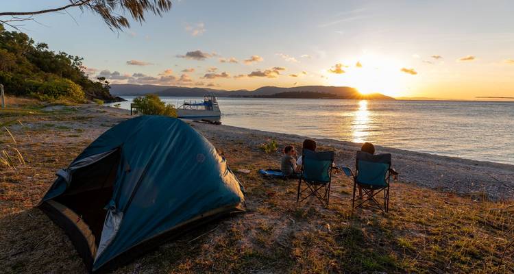 Isla Molle sur campamento traslado - Whitsunday Island Camping Connection 4