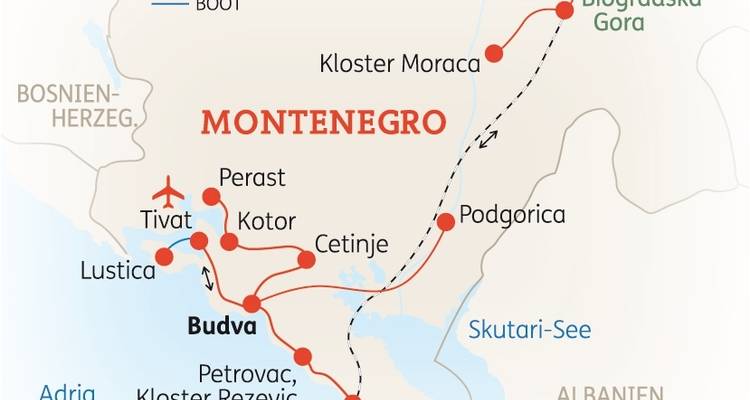 Monténégro : Points forts - SKR Reisen 5