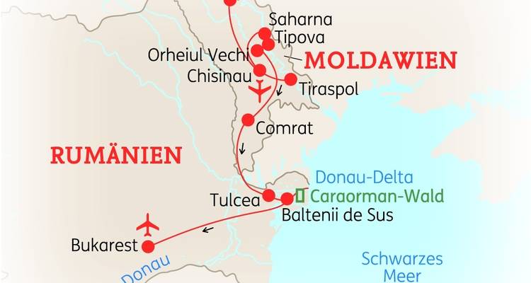 Moldavie & Roumanie : Points forts - SKR Reisen 5