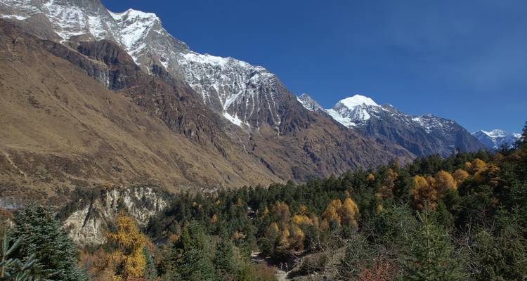 Trek dans la vallée de Bhimtang avec vue sur le Manaslu - Nepalgram Adventure 2