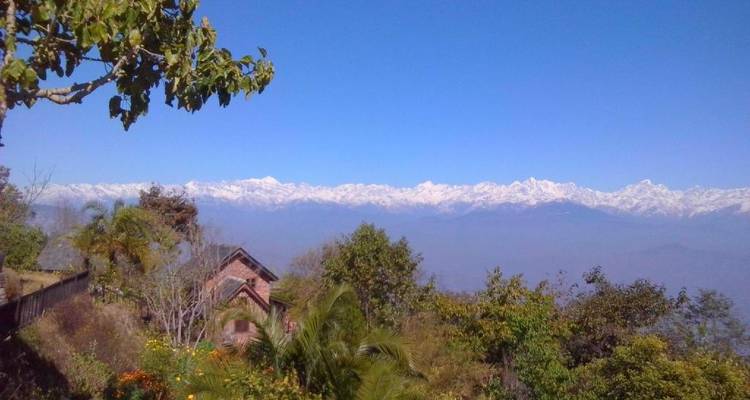 Panoramablick auf den Himalaya