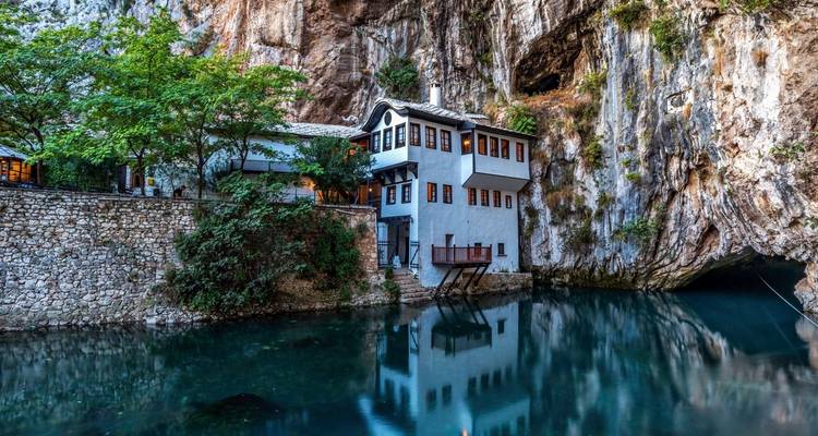 All seasons 4 days Bosnia discovery tour from Mostar. Visit Blagaj, Vjetrenica cave, Trebinje, Tvrdos monastery, Visegrad, Sarajevo, Bosnian Pyramids, Travnik. - Monterrasol Travel 9