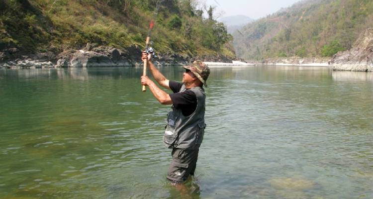 Day Fishing Bike Tour At Sunkoshi River - Amazing Authentic Treks  1