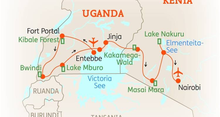 Uganda & Kenya : Höhepunkte - SKR Reisen 2