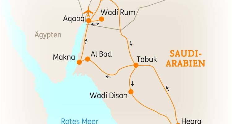 Jordania y Arabia Saudí: Aspectos destacados - SKR Reisen 5