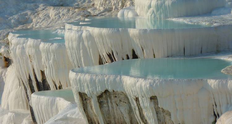 Magnifiques piscines en terrasses de Pamukkale.