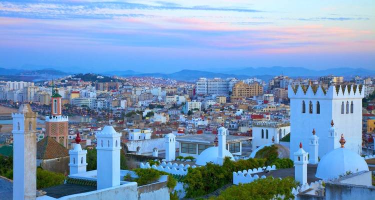 Panoramablick auf Tanger, Marokko.