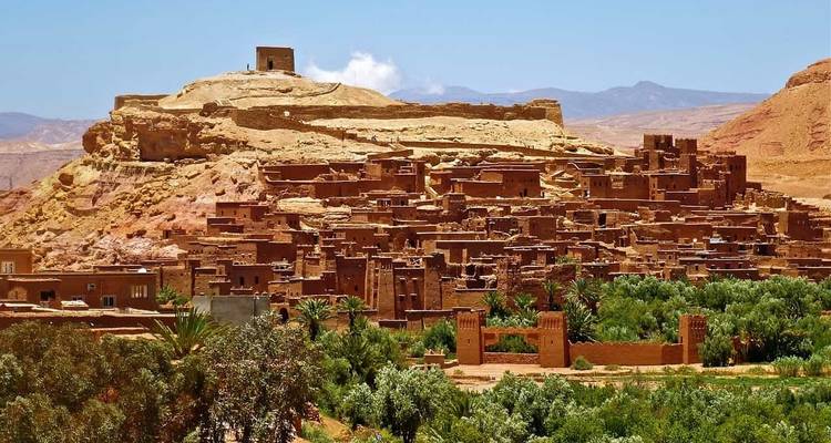 Ait Benhaddou, een historisch versterkt dorp in Marokko.