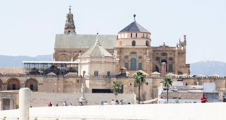 A historical cityscape with visible buildings and towers.
