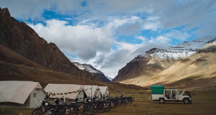 Circuit moto "Great Himalayan Challenge" - défi de l'Himalaya - Himalayan Saga 8