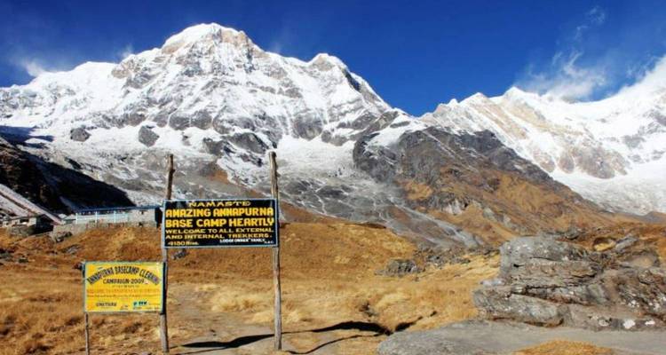 Trek du camp de base de l'Annapurna 6 jours - Sherpa Expedition Teams 3