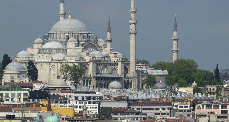 Stunning view of the Suleymaniye Mosque with its surrounding architecture.