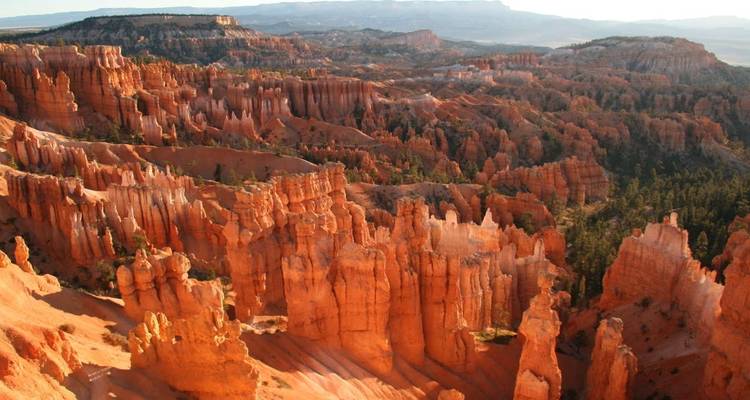Panoramablick auf den Bryce-Canyon-Nationalpark.