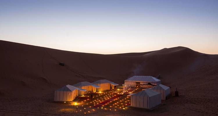 Circuito de 3 días por el desierto de Marrakech a Fez - campamento de lujo - Trek Desert Maroc  4