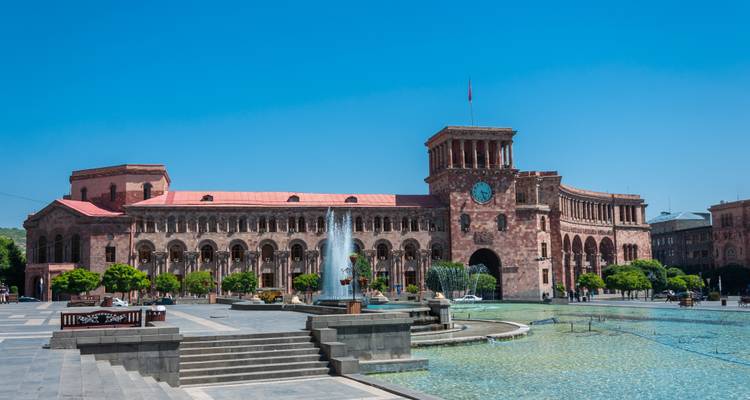 Ubicación del viaje en grupo reducido por Armenia - Bavaria Fernreisen 2