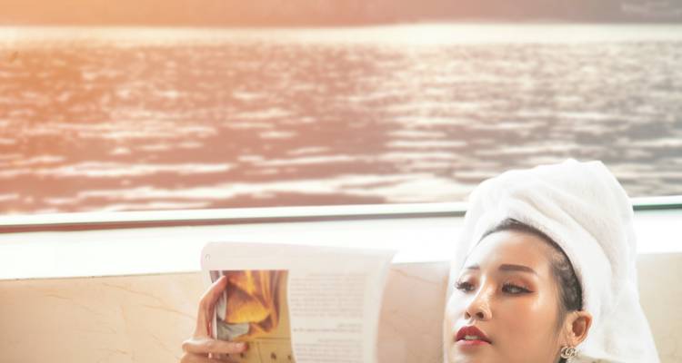 Nuevo crucero - crucero Hermes 5 estrellas en la bahía de Ha Long 2 días 1 noche - Old Quarter Travel 4
