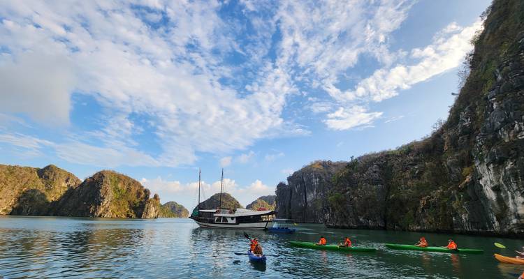 1 JOUR - Croisière dans la baie d'Ha Long, kayak, baignade, déjeuner, bus - île de Titov, grotte de Luon et grotte de Sung Sot - Indochina Today Travel 3