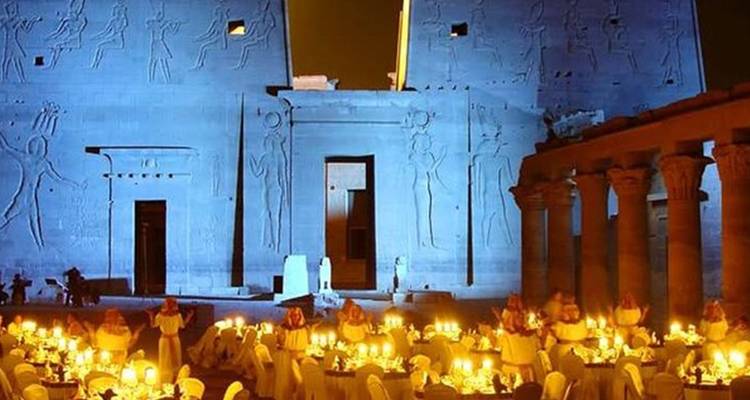 SOUND AND LIGHT SHOW AT PHILAE TEMPLE - Alacart Travel Egypt 3