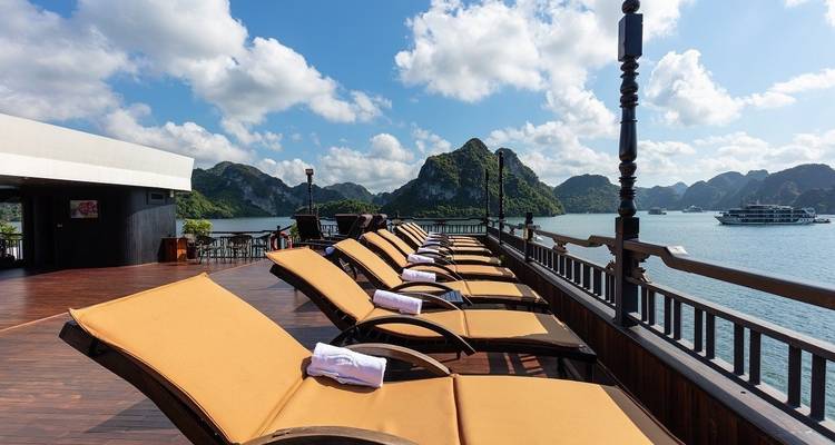 Halong - Lan Ha Bay - Croisière 5 étoiles de 3 jours et 2 nuits et cabine privée avec balcon - Ha Long Bay Lux Cruises Tours 7