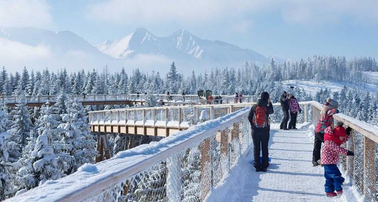 Trek hivernale dans les Hautes Tatras et sentier d'altitude - Slovakation 2